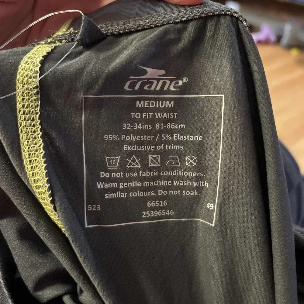 Crane‎ Medium Gray Compression Tights Athletic Pants New Without Tag